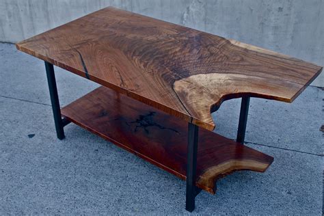 Dolls house walnut rococo coffee table platinum 1:12 living room furniture. Hand Made Walnut Coffee Table by WITNESS TREE STUDIOS ...