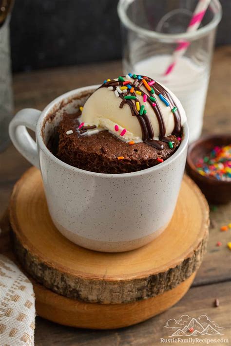 Chocolate Mug Cake Recipe Rustic Family Recipes