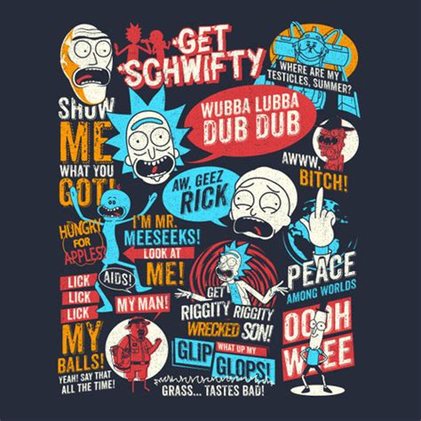 Rick And Morty Quotes T Shirt