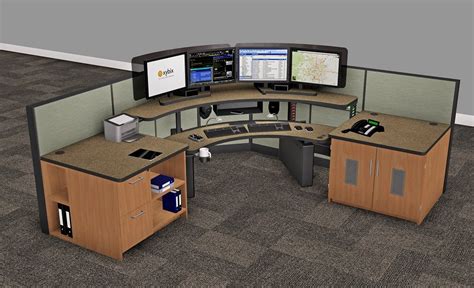 911 Dispatch Workstations Consoles Ergonomic Desks Xybix