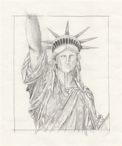 Statue Of Liberty Drawing Assignment Statue Of Liberty Drawing