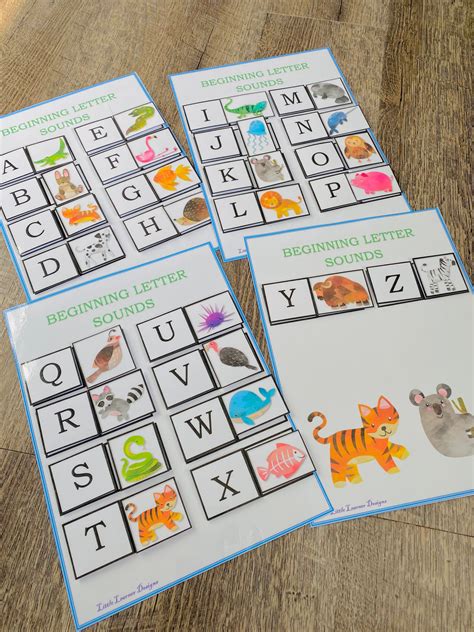 Learning beginning letter sounds Learning the alphabet | Etsy in 2021