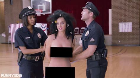 Katy Perry Gets Naked To Vote