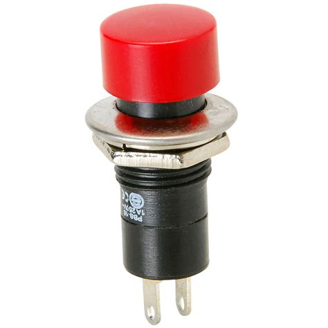 Momentary No Classic Large Push Button Switch Red 3a 125v