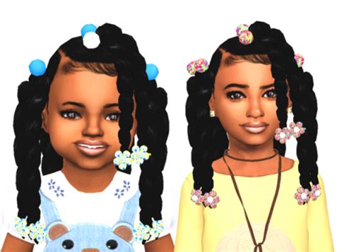 Ebonix Xoe Sims 4 Afro Hair Toddler Hair Sims 4 Sims Hair