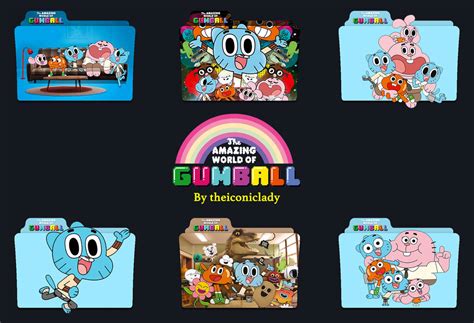 The Amazing World Of Gumball Folder Icons By Theiconiclady On Deviantart