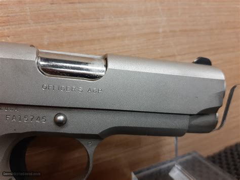 Colt Officers Acp Mk Iv 80 45 Acp For Sale