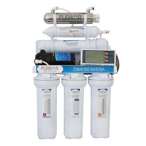 Sistema de filtración de agua de ósmosis inversa Pure Blue H2O 3 etapas
