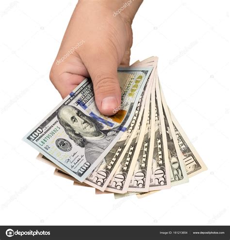 Money In Hands On A White Background — Stock Photo © Zorchenko1978