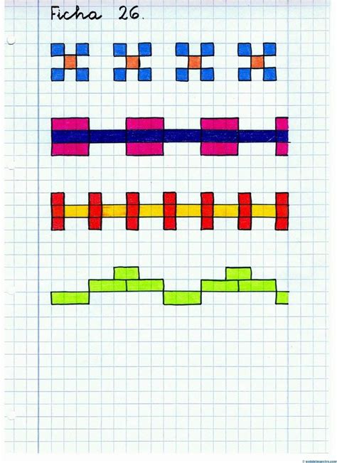 Caligrafía Material De Refuerzo Ii Web Del Maestro Graph Paper