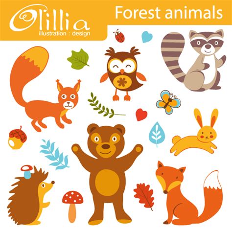 Animal Clip Art Forest Bkmn