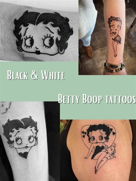 83 Betty Boop Tattoo Ideas With Angel Wings Included Tattooglee