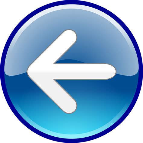 Free Vector Graphic Back Return Arrow Left Button Free Image On