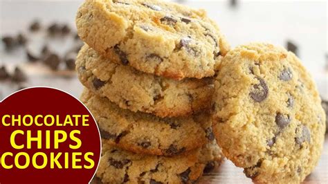 eggless chocolate chip cookies quick  easy recipe eggless cookies youtube