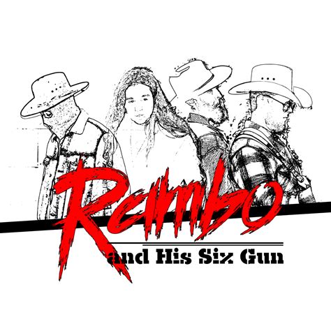 rambo and his six gun