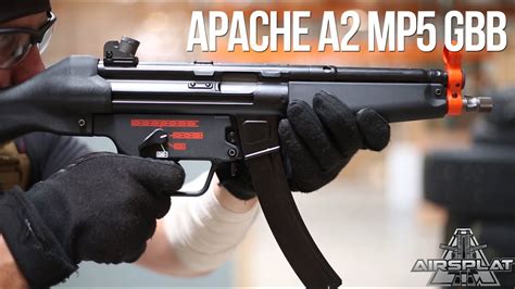 We Tech Apache A2 Mp5 Gbb Airsoft Smg Airsplat On Demand Youtube