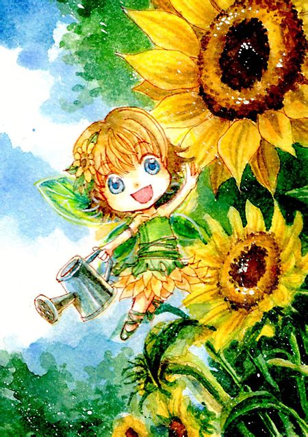 Sunflower Fairy By Ephirel On Deviantart