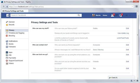 A Brief Guide On Privacy Settings For Facebook Ghacks Tech News