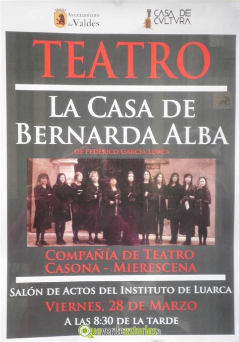 El teatro español presenta una producción del teatro español y teatre nacional de catalunya; Representación de Teatro: "La casa de Bernarda Alba ...