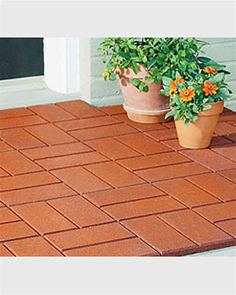 Recycled Rubber Paver Mat Patio Flooring Recycled