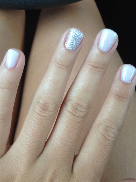 Nails By Nikki Paulas Day Spa Neutral With A Bit Of Sparkle Nail