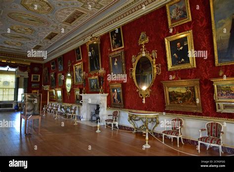 The Great Hall Harewood House West Yorkshire Stock Photo Alamy