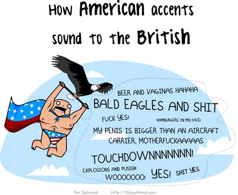 how american accents sound to the british nationality stereotypes know your meme