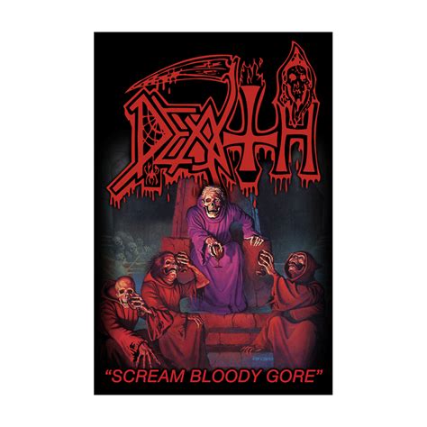Backstreetmerch Scream Bloody Gore Textile Poster