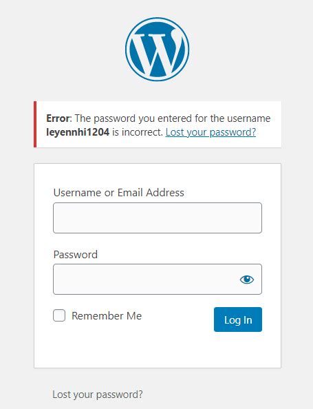 How to Display Custom Error Messages in WordPress - Password Protect ...