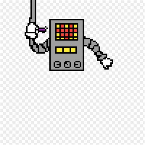 Mettaton Bubble Internet Bot Undertale Sprite Pixel Art Robot Png Image