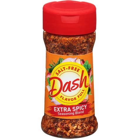 Dash Extra Spicy Salt Free Seasoning Blend 25 Oz Shaker Walmart