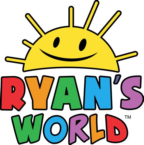 Download Ryan S World Logo With A Sun And A Smile Wallpaper Wallpapers Com