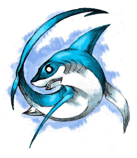 Shark Week Pelagic Thresher By Darksilvania On Deviantart Shark