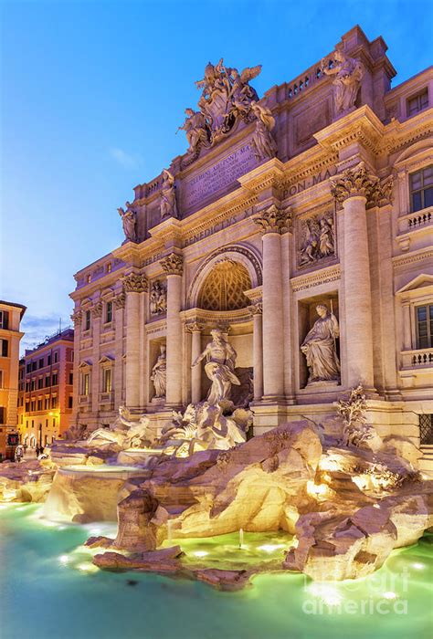 The Trevi fountain, Rome Photograph by Neale And Judith Clark | Fine Art America