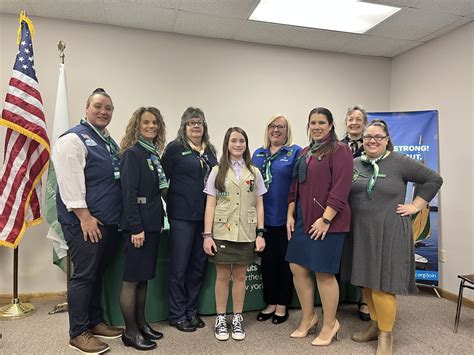 Girl Scouts Of Northeastern New York Honors Ava Currie With Medal Of Honor Life Saving Award