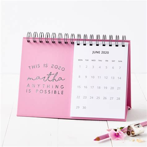 Personalised This Is 2021 Desk Calendar By Martha Brook Desk