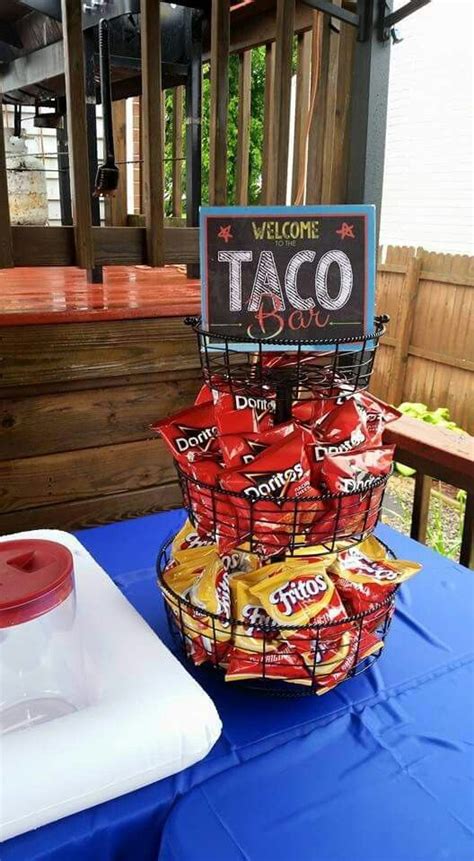Like anything in life, a party can be as simple or as complicated as. Walking Taco Bar | Taco bar party, Taco party, Taco bar