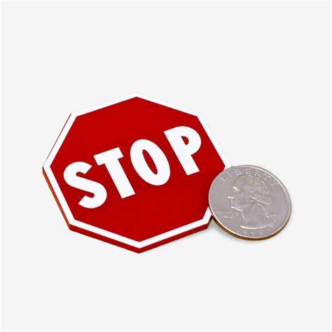 112 Scale Miniature Stop Sign Mini Materials