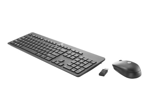 Hp Slim Keyboard And Mouse Set Wireless 24 Ghz Promo For