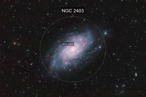 Ngc 2403 Flocculent Spiral Galaxy In Camelopardalis Mark Wetzel