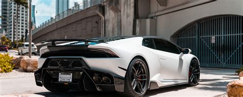 2560x1024 White Lamborghini Huracan 5k New 2560x1024 Resolution Hd 4k