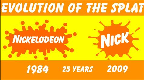 Evolution Of Nickelodeon Splat Logo 1984 2009 And Review Youtube