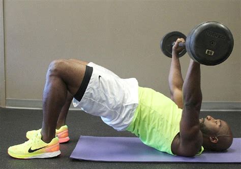 Floor Press Challenges Abdominal Muscles