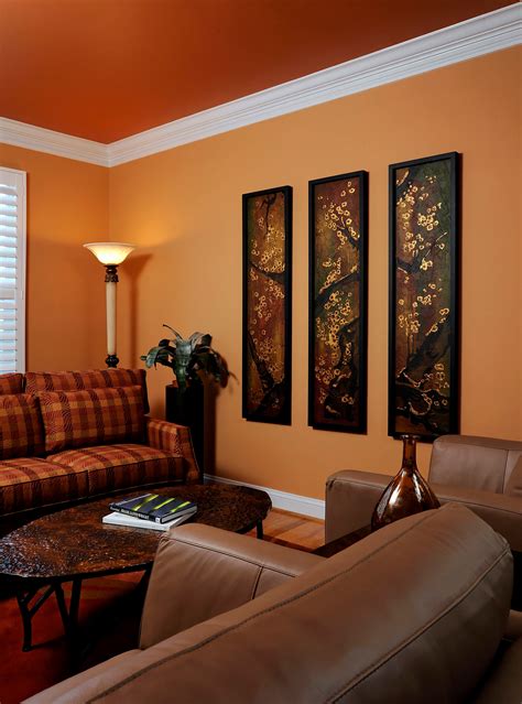 Orange And Brown Living Room Decorating Ideas Baci Living Room