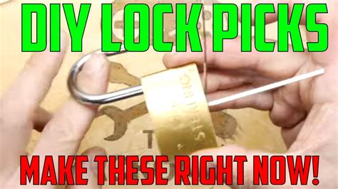 Diy Lock Pick Diy Lock Diy Lock Lock Picking Diy Practicing