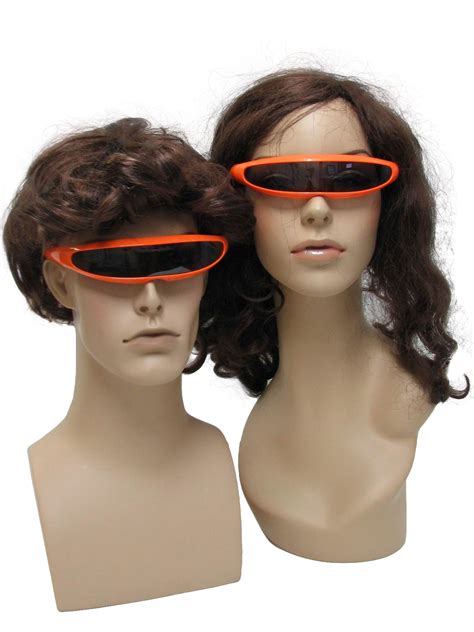 vintage new wave punk single lens shades 80 s glasses totally 80s style made recently new