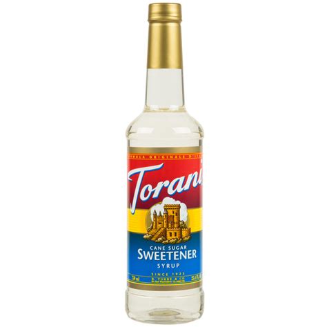 Torani Cane Sugar Syrup 750 Ml Shop At Webstaurantstore