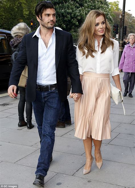 Katherine Jenkins Steps Out With Fiance Andrew Levitas Daily Mail Online
