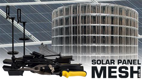 Solar Mesh Galvanised And Clip Kit Solar Panel Bird Control Mesh Proofing