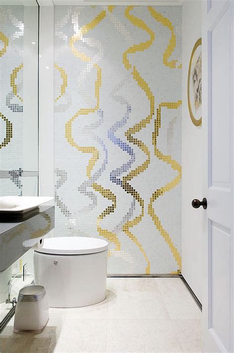 29 Yellow Mosaic Bathroom Tiles Ideas And Pictures 2022